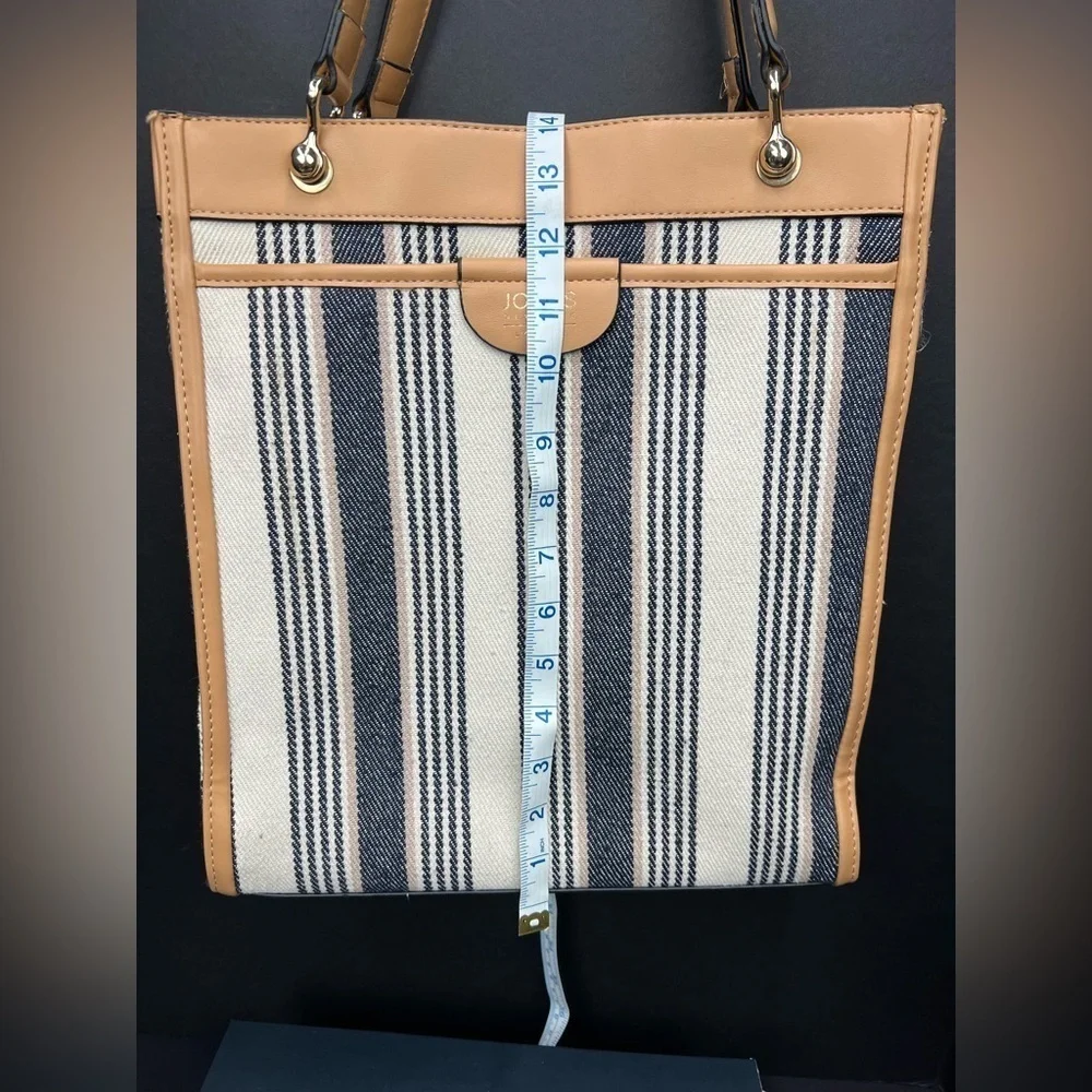 Jones New York shoulder bag Signature Navy Blue and white